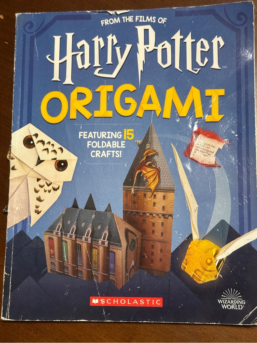 Harry Potter Origami Book - Kids Crafts - Muggle - Hogwarts - READ DESCRIP